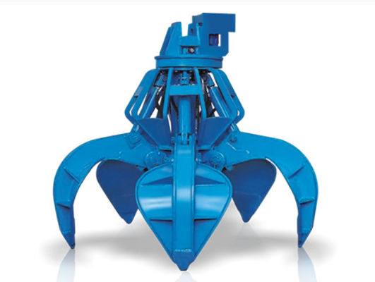 Buy Q355Mn Steel Hydraulic Log Grab Excavator Log Grapple 450kg online manufacture