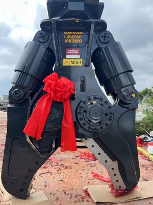 Buy Excavator Attachments 180mm Blade Demo Shear With Rotary Rotating online manufacture