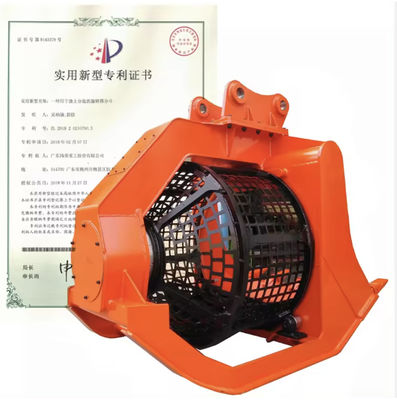 Buy Customized ISO9001 Mini Digger Soil Screener For Excavator 2.5T-35T online manufacture