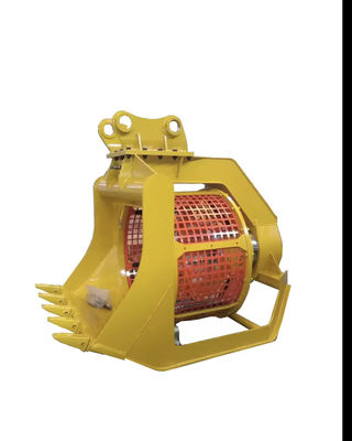 Buy 5-120T Excavator Rotary Screening Bucket Capacity 1.1m3 online manufacture
