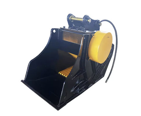 Buy 360 Degrees Excavator Crushing Bucket 12-22 Ton Concrete Basalt Crusher online manufacture