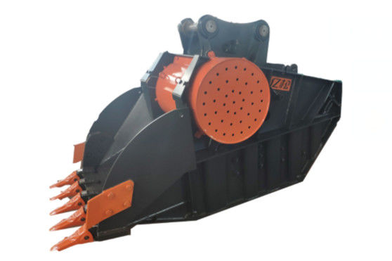 Bucket Crushers Construction Equipment  Easy To Transport Hydraulic Crusher Bucket For Excavator