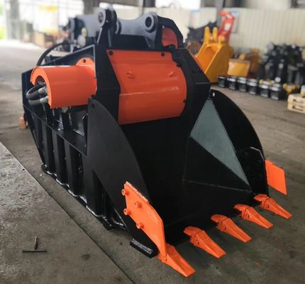 CE ISO Factory OEM Crusher Attachments Stone Crusher Bucket For Excavator