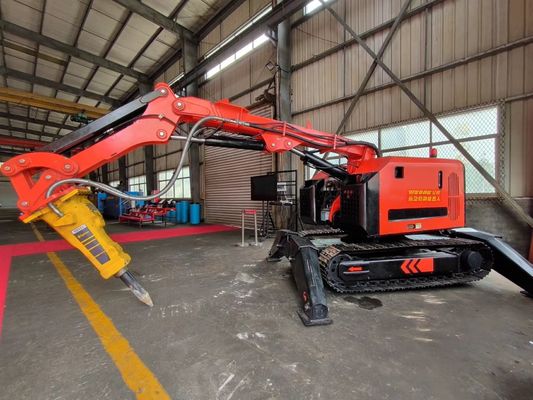 Remote Control Demolition Robot Blasting Robot For Digging / Crushing / Grabbing And Cleaning Mines